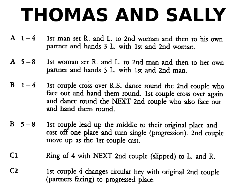 Thomas And Sally (dance)